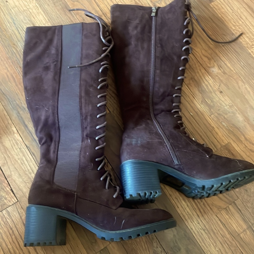 Journee Collection Combat Boots (lightly used, worn once)